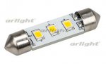Автолампа ARL-F37-3E Warm White (10-30V, 3 LED 2835) Arlight 19430