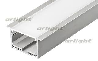 Профиль с экраном SL-LINIA62-F-2500 ANOD+OPAL Arlight 20470 Профиль с экраном SL-LINIA62-F-2500 ANOD+OPAL Arlight 20470