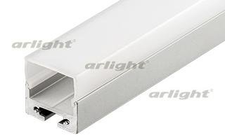 Профиль с экраном SL-LINE-2011-2500 ANOD+OPAL Square Профиль с экраном SL-LINE-2011-2500 ANOD+OPAL Square