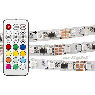 Лента SPI-5000-IR21B 12V RGB (5060,300 LED x3,1804, ПДУ) Arlight 20980 Лента SPI-5000-IR21B 12V RGB (5060,300 LED x3,1804, ПДУ) Arlight 20980