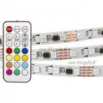 Лента SPI-5000-IR21B 12V RGB (5060,300 LED x3,1804, ПДУ) Arlight 20980