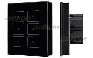 Панель Sens SR-KN0611-IN Black (KNX, DIM) Arlight 23038