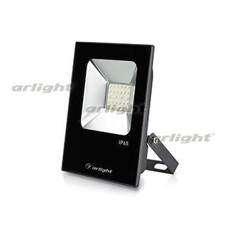 Светодиодный прожектор AR-FLAT-ICE-20W-220V Day (Black, 120 deg) Arlight 23574