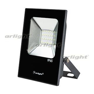 Светодиодный прожектор AR-FLAT-ICE-20W-220V Green Tree (Black, 120 deg) Arlight 23578