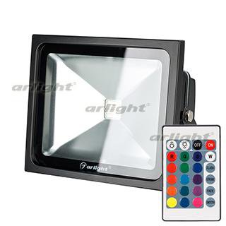 Светодиодный прожектор AR-FLB-30W-220V RGB (IR ПДУ Карта 24кн)