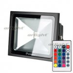 Светодиодный прожектор AR-FLB-30W-220V RGB (IR ПДУ Карта 24кн)