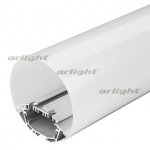 Профиль с экраном SL-ROUND-D90-2500 ANOD+OPAL Arlight 24076