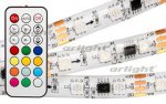 Лента SPI-5000SE-IR21B 12V RGB (5060,300 LED x3,1804, ПДУ) Arlight 24145