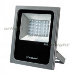 Светодиодный прожектор AR-FLAT-ARCHITECT-30W-220V Warm (Grey, 50x70 deg) Arlight 24170