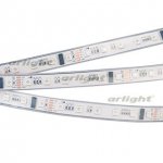 Лента DMX-5000P-5060-60 24V Cx6 RGB (14mm, 12.5W, IP66) Arlight 024498(1)