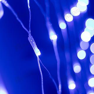 Светодиодная гирлянда ARD-NETLIGHT-HOME-1500x1500-CLEAR-150LED Blue (230V, 12W) Arlight 24672