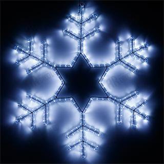 Фигура ARD-SNOWFLAKE-M4-750x750-324LED White (230V, 18W) Arlight 25307