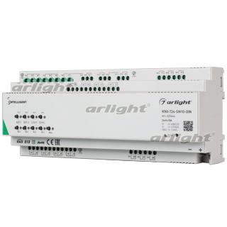 INTELLIGENT ARLIGHT Релейный модуль KNX-724-SW10-DIN (BUS, 24х10A) Arlight 25664