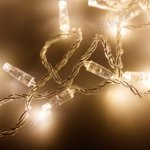 Светодиодная гирлянда ARD-STRING-CLASSIC-10000-CLEAR-100LED-FLASH WARM (230V, 7W) Arlight 25780