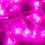 Светодиодная гирлянда ARD-STRING-CLASSIC-10000-CLEAR-100LED-STD PINK (230V, 7W) Arlight 25791