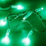 Светодиодная гирлянда ARD-STRING-CLASSIC-10000-WHITE-100LED-FLASH GREEN (230V, 7W) (Ardecoled, IP65) Arlight 25816
