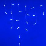 Светодиодная гирлянда ARD-EDGE-CLASSIC-2400x600-CLEAR-88LED-FLASH BLUE (230V, 6W) Arlight 26007