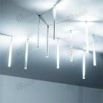 Светодиодная гирлянда ARD-ICEFALL-CLASSIC-D12-200-10PCS-CLEAR-32LED-LIVE WHITE (230V, 10.5W) Arlight 26043