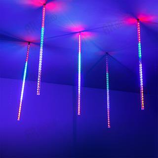 Светодиодная гирлянда ARD-ICEFALL-CLASSIC-D12-500-5PCS-CLEAR-72LED-LIVE RGB (230V, 6W) (Ardecoled, IP65) Arlight 26051