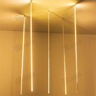 Светодиодная гирлянда ARD-ICEFALL-CLASSIC-D12-1000-5PCS-CLEAR-120LED-LIVE WARM (230V, 11W) Arlight 26055