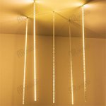 Светодиодная гирлянда ARD-ICEFALL-CLASSIC-D12-1000-5PCS-CLEAR-120LED-LIVE WARM (230V, 11W) Arlight 26055