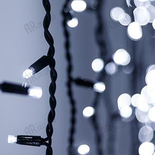 Светодиодная гирлянда ARD-CURTAIN-PRO-2000x3000-BLACK-760LED-FLASH WHITE/WHITE (230V, 70W) Arlight 26057
