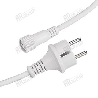 Шнур питания ARD-CLASSIC-ICEFALL-1.5M White (230V) Arlight 26106