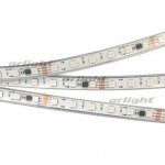 Лента SPI-5000P-5060-60 24V Cx6 RGB-Auto (12mm, 13.2W, IP66) Arlight 026570(1)