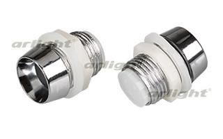 10PC Держатель 10мм (хром. пластик, с гайкой) (Arlight, 10мм (круглый)) Arlight 26710