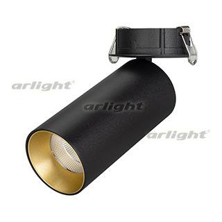 Светильник SP-POLO-BUILT-R65-8W Day4000 (BK-GD, 40 deg) Arlight 27248