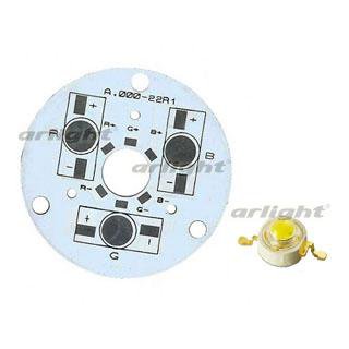 Плата D44-3E RGB Emitter (3x LED, A.000-22) Arlight 27724
