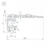 Профиль STEP-2000 ANOD Arlight 14548