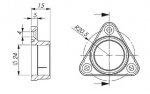 Держатель в шкаф для ALU-ROUND Arlight 15533