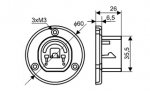 Держатель OVAL-PV Arlight 17381
