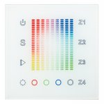 Панель Sens SR-2831AC-RF-IN White (220V,RGB,4зоны) (Arlight, IP20 Пластик, 3 года) Arlight 18202