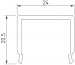 Экран G-K MAT-L для PLS-GIP, LOCK Arlight 19210
