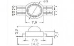 Мощный светодиод ARPL-4W-EPA-RGBW (350mA) Arlight 20332