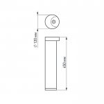 Светильник LGD-Path-Round120-H450B-12W Warm White (Arlight, IP54 Металл, 3 года) Arlight 20336
