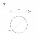 Светильник DL-600A-48W Day White Arlight 20438