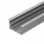 Профиль с экраном S2-LINIA69-F-2500 ANOD+OPAL Arlight 21177
