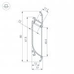 Профиль K-WALL-2000 ANOD (Arlight, Алюминий) Arlight 21716