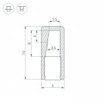 Профиль с экраном ALU-NANO-6-2000 ANOD+SILICONE Arlight 21940