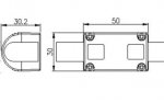 Соединитель прямой ARL-CLEAR-U15-Line (26x15mm) Arlight 22701