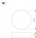 Светильник SP-TOR-TB500SB-35W Day White Arlight 22998