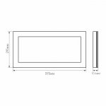 Панель IM-300x600A-18W White Arlight 23150