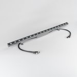Светодиодный прожектор AR-LINE-1000S-18W-24V RGB (Grey, 30 deg, DMX512) Arlight 23623