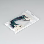 Коннектор выводной FIX-RGB-10mm-150mm-X2 (4-pin) Arlight 23955