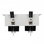 Светильник CL-KARDAN-S180x102-2x9W Day (WH-BK, 38 deg) Arlight 24129