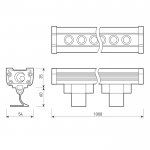 Светодиодный прожектор AR-LINE-1000L-36W-220V Day (Grey, 30 deg) Arlight 24305