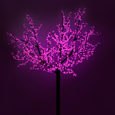 Светодиодное дерево ARD-CHERRY-PRO2-2.4M-1728LED Pink (220V, 210W) Arlight 24746